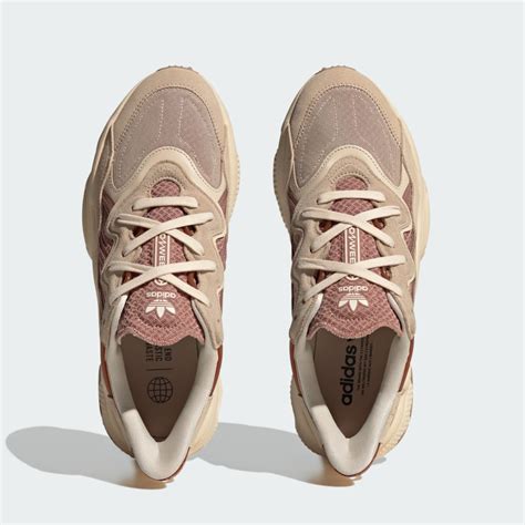 adidas originals ozweego plus trainers in beige|Adidas Ozweego promo.